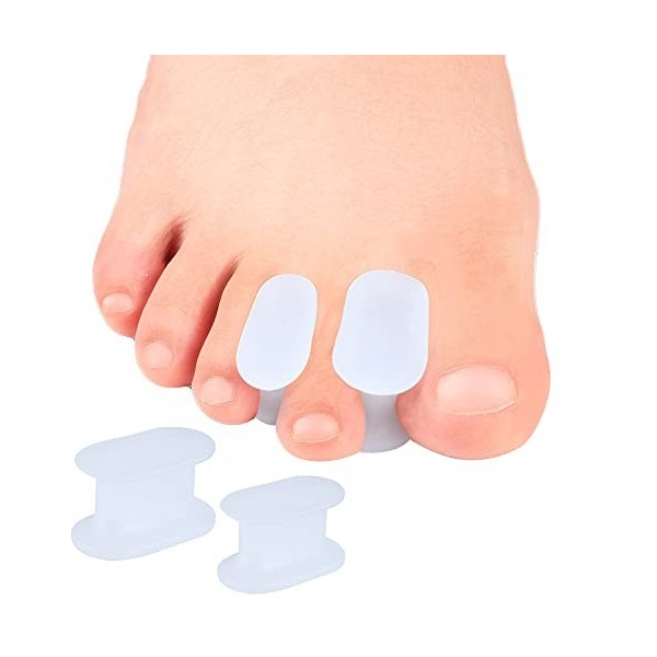 Sumiwish Séparateurs dorteils, Hallux Correcteur Orteils Correcteur pour Chevauchement Orteil, Oignon Soulagement des Douleu