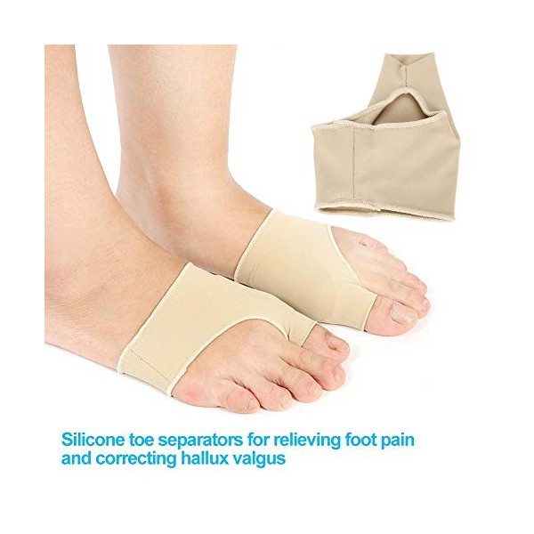 Hallux Valgus Orthosis, Protège-Oignon Manchons De Protection Soin des Pieds Protecteur Valgus, Soulagement De La Douleur S 