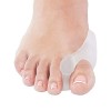 NatraCure Hallux Valgus Gel le Grand Orteil Garde doignon Avec épandeur dorteils - Paquet de 2