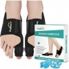 Puikos Hallux Valgus Correcteur,Hallux Valgus Attelle, Bunion Corrector pour Femmes Hommes, Orthèse Hallux Valgus, Séparateur