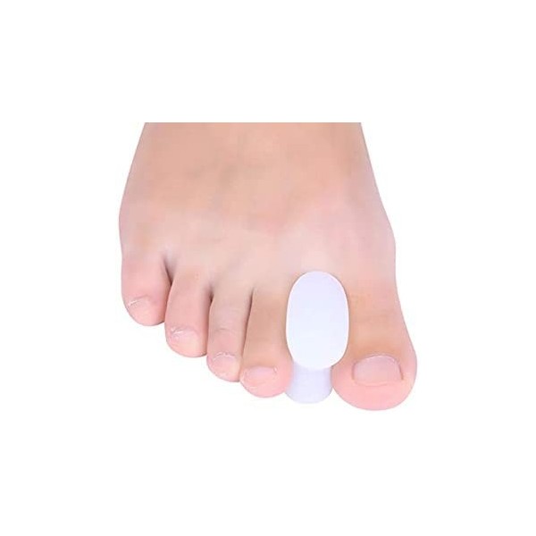 Lot de 4 séparateurs dorteils en silicone pour hallux valgus - Séparateurs dorteils en gel pour soulager la douleur des oig