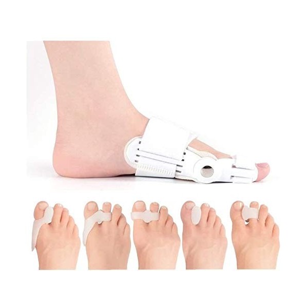 12 pcs Oignon Correcteur et Oignon Attelle Kits de Care, doux Gel séparateurs dorteils entretoises – corriger hallux valgus 