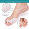 Mroobest Hallux Valgus Corrècteur, Toe Séparateur, Hallux Valgus, Prévenir Efficacement Lhallux Valgus, Éviter la douleur ca