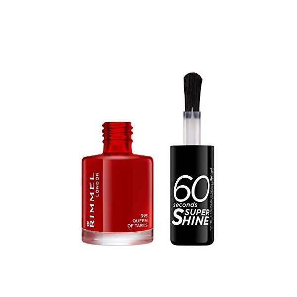 Rimmel - Vernis à Ongles 60 Seconds Super Shine - Ultra Brillance et Longue Tenue - Séchage Rapide - 740 Clear - 8ml