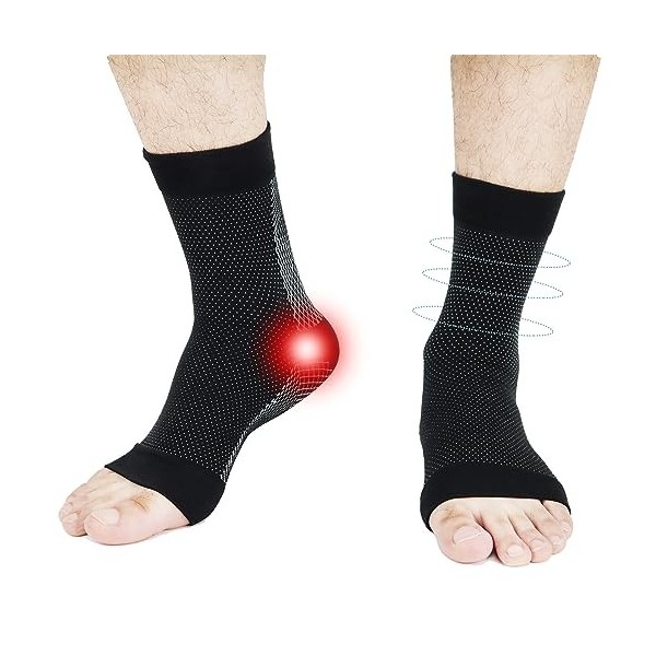 Kseyic Chaussettes pour neuropathie, nano-chaussettes pour neuropathie, chaussettes de compression, chaussettes pour bandage 