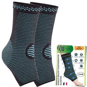 1 ou 2 paires de chaussettes de compression pour chevilles de PRO 11  WELLBEING, taille au choix