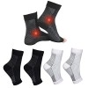 Attelle Cheville 4 Pairs Elastique Compression Bandage pour Cheville Entorse pour Hommes/Femmes