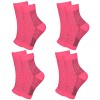 Attelle Cheville 4 Pairs Elastique Compression Bandage pour Cheville Entorse pour Hommes/Femmes