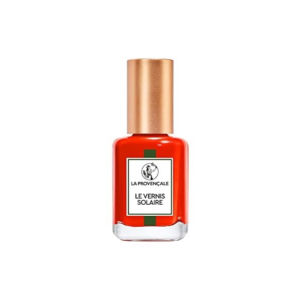 La Provençale Maquillage - Le Vernis Solaire - Base & Fixateur Vernis à Ongles Longue Tenue - Enrichi en Huile dOlive Bio AO