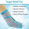 Vive Bandage de compression pour cheville - Support de compression pour pieds froids et chauds - Support réglable pour refroi