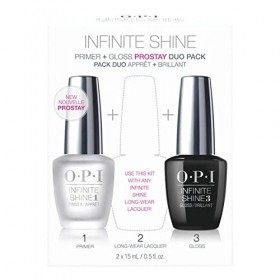OPI Infinite Shine Prostay Duo Pack - Primer & Gloss - Base & Top Coat - 2x15 ml