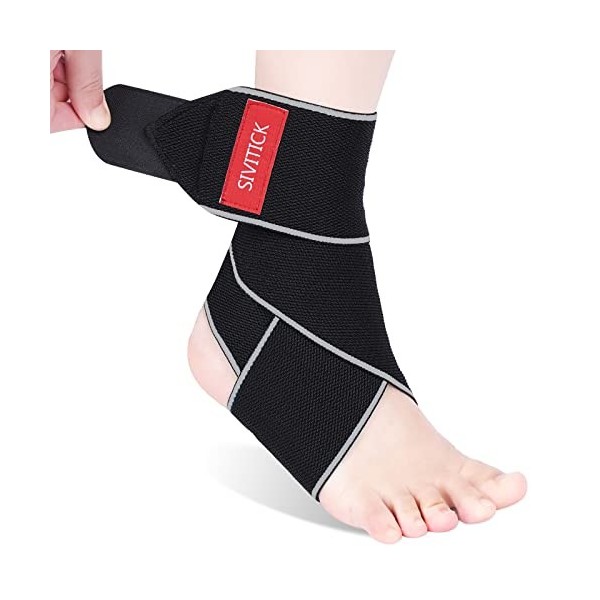 Chevillère ajustable pour la stabilisation, protection et compression des chevilles, gris