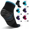 Gcbiger Lot de 7 paires de chaussettes de compression pour homme et femme - Pour fasciite plantaire - Soulagement de la doule