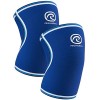 Rehband Bandage de Genou RX Original, 1 pièce, genouillère en 7mm néoprène, genouillère de Fitness, Couleur:Bleu, Taille:XL