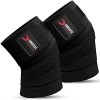 DMoose Genouillère Bandage Musculation Rolls à Compression élastique pour améliorer Vos Exercices Powerlifting, Weightlifting