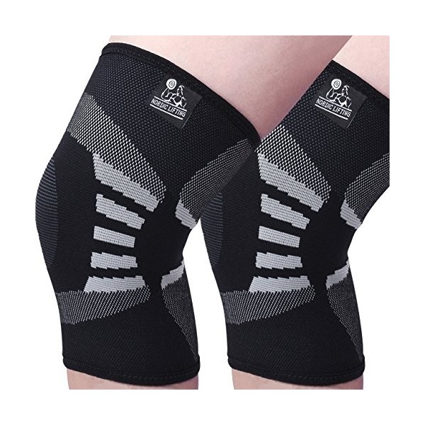 Nordic Lifting Genouillères de Compression 1 Paire — Soutien Pour Le Rétablissement et la Guérison de lArthrite