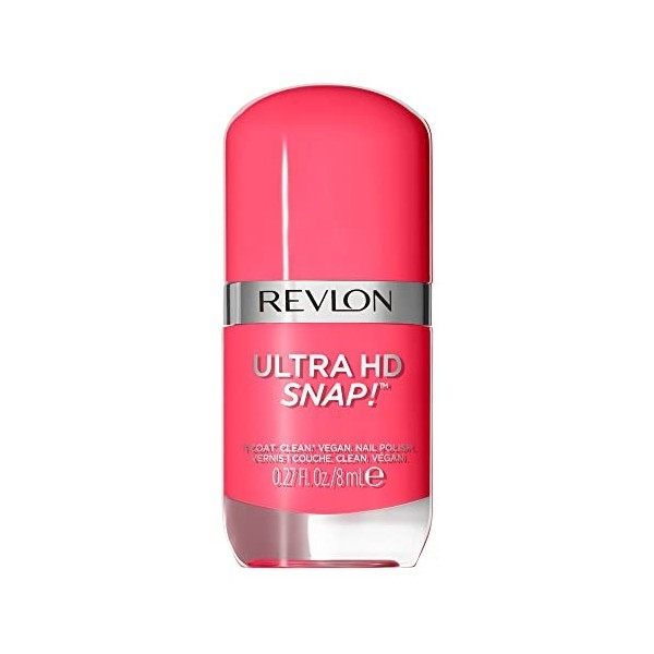 Revlon, Ultra Hd Snap, VernisàOngles 100 pourcentage Vegan, 78 pourcentage dIngrédients dOrigine Naturelle, Formule Intense