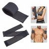 Knee Wraps Genouillères élastiques réglables pour poignet et genoux, bande élastique pour soutien de la cuisse, bodybuilding,