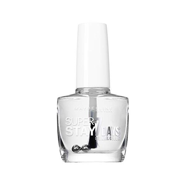 Maybelline New York - Vernis à Ongles Base Coat - Super Stay 7 Days - Base Transparente 25 - 1 Unité