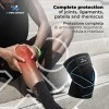 Genouillère avec stabilisateurs latéraux, genouillère rotulienne réglable X-PRO-SPORT, support du ligament croisé du ménisque