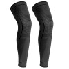 Genouillères Sport Longue Respirant Genouillère de Compression pour Hommes et Femmes Avec Gel de Silice Antidérapant pour ACJ