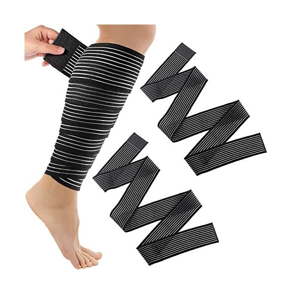 2 Pack Tandage Du Genou, Bandage Sportif Supporté Au Genou, Sport De Force De Kiebandage, Groupe De Genou Comprimé Pour Le Br