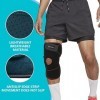 ACCUBIO Genouillère Sport, Genouillere Arthrose Genou, Support de Genou Antidérapant Pour le Sport, Protection du Genou Avec 