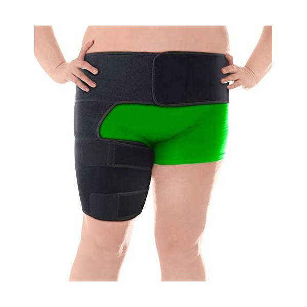 Attelle de hanche,Manchon de compression pour cuisse,Grande taille,Manchon de compression pour ischio-jambiers et aine pour s