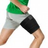 Cuisse Brace Support, PINCOU 1 Néoprène Cuisse Wrap Ischio-Jambiers Compression Manches Cuisse Réglable Jambe Supérieure Comp