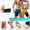 Nofaner Manchon De Compression Pour Cuisse, RéGlable En NéOprèNe Bandage Cuisse Support Pour Les Femmes Hommes Douleurs, Ento