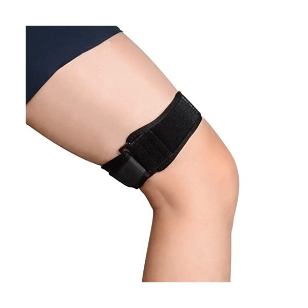 supregear Patella Bande de Soutien, Support d’enveloppement de Compression Iliotibial, Genou, Cuisse, Hanche et ITB Réglable,