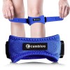 CAMBIVO 2 Pièces Genouillère Rotulienne Femme et Homme, Genouillère Sport Bandage, Strap Genou, Bande de Rotule Réglable pour