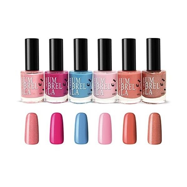 B4B 24 x Set De Vernis À Ongles De Luxe 24 Couleurs Différentes 11 ml Séchage Rapide Fabriqué en UE