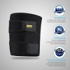 Yosoo Réglable Jambiere Protection Cuisse Néoprène pour Souche Ischio-jambiers Blessures Tendinites Réadaptation et Récupérat