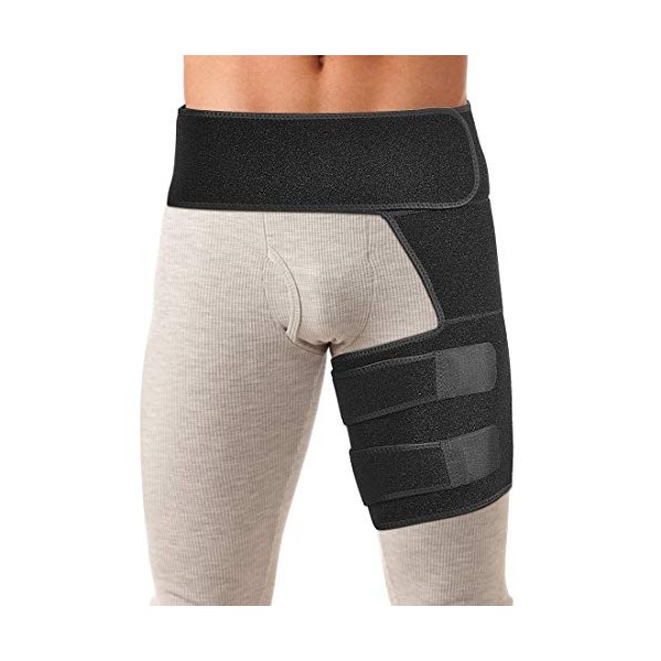 Maintien de la Cuisse Compression Groin Support Cuisse Soutien Néoprène Soulagement de la douleur Pour la Douleur De la Hanch