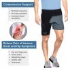 Bandage de support de Leist, Groin Support, Manchons Compression Cuisse et Groin Soutien, Bandage Cuisse Compression, Réglabl