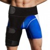 Attelle de Compression pour Hanche, Bande Daine pour Muscles Tirés avec Sangle Réglable, Soutien de la Cuisse Orthèse Daine