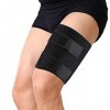 Bandage de cuisse, manchette de compression réglable, bandage de cuisse pour soulager les douleurs abdominales du tendon du g