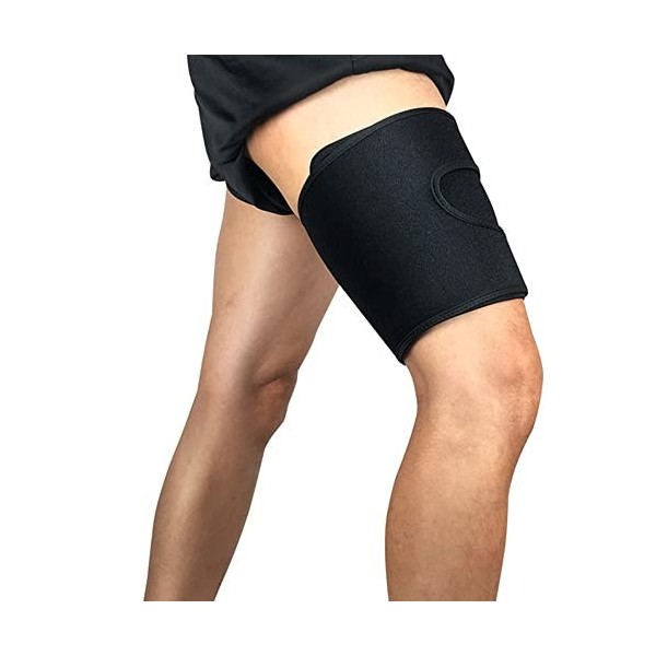 Attelle de cuisse de compression pour ischio-jambiers Quad Wrap, support de sangle réglable pour muscles de laine tirés, ent