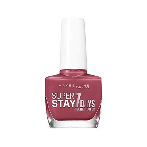 Maybelline New York – Vernis à Ongles Professionnel – Technologie Gel – Super Stay 7 Days – Teinte : Really Rosy 202 