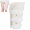 Attelle de Hanche Maintien de la Cuisse pour Hommes et Femmes Manchon de Compression Denveloppe de Cuisse en Mousse pour le 
