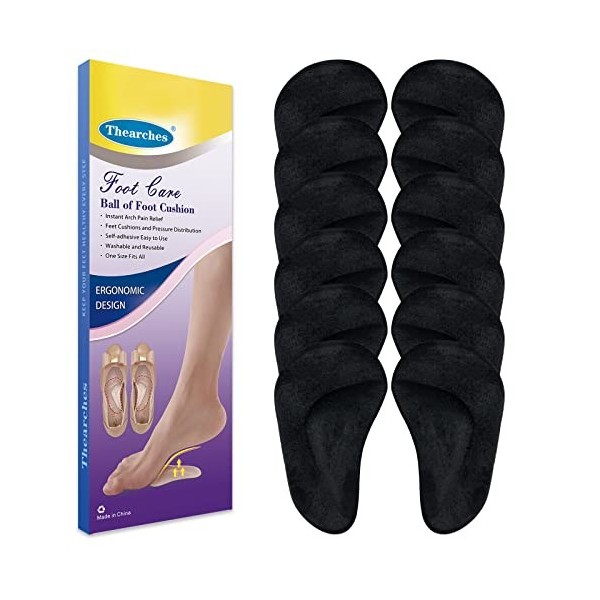 6 Paires de Voute Plantaire Semelle Orthopédique, Silicone Gel Coussinets de Soutien de la Voûte Plantaire, Pieds Plats, Cous