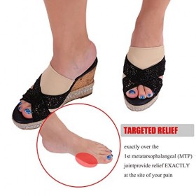 1 paire dorthèse corrective hallux valgus&nbsp;-&nbsp;Bandage contre les douleurs des orteils en marteau&nbsp;-&nbsp;En gel&nbsp;-&nbsp;Pour homme et femm