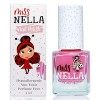 Miss Nella Cheeky Bunny- Vernis à ongles rose avec des paillettes spécial pour enfants, formule Peel-off, à base deau et san