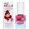 Miss Nella Cheeky Bunny- Vernis à ongles rose avec des paillettes spécial pour enfants, formule Peel-off, à base deau et san