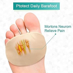 Coussinets de Métatarse gel Pour peau dure Mortons Névroma, Callosités, Métatarsalgie, Douleurs Avant-pied pour Pieds nus ou 