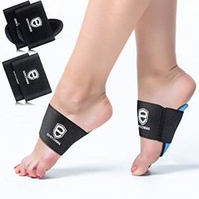 EDNYZAKRN Coussinet Plantaire, 2 Paires de Manchons de Soutien de la Voûte Plantaire pour Pieds Plats Fasciite Plantaire, Ort