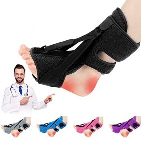 DERJLY Attelle de Nuit Plantar Fasciitis, 2023 Nouveau Avec 3 Attelles Ajustables Pour Fasciite Plantaire,Support de Fasciite