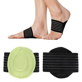 Manchon de soutien de la voûte plantaire, 1 paire de manchons soutien rembourrés pour fasciite compression coussin de voûte p