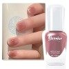 Aieenjor Vernis Blanc Laiteux, Vernis à Ongles FrançAis à Base DEau DéCollable Non Toxique, Convient Pour Concerts, La Saint